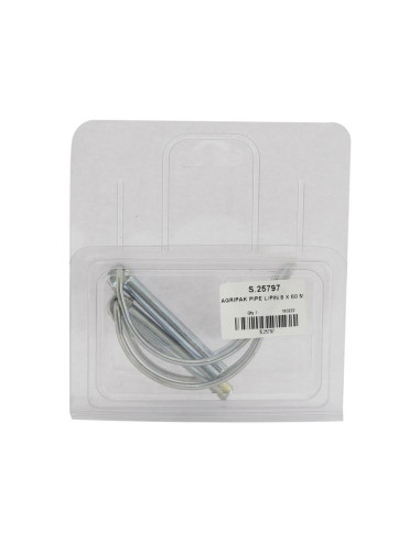 Pasador Pera Centro de Eje, Ø pasador8mm x 60mm...