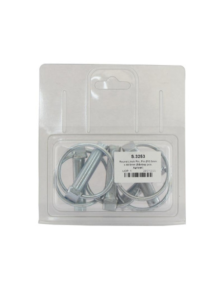 Pasador Pera, Ø pasador10.5mm x 44.5mm (5 pzas. Blister)