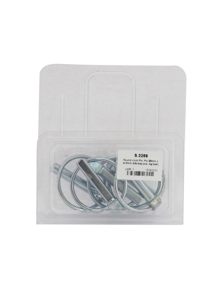 Pasador Pera, Ø pasador9mm x 44.5mm (5 pzas. Blister)