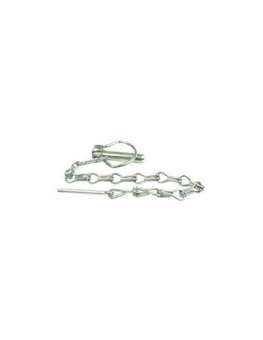 Pear Conjunto Pasador Pera, Cadena y Pasador Aleta, Ø pasador6mm