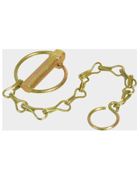 Redondo Conjunto Pasador Pera, Cadena y Gancho, Ø pasador11mm