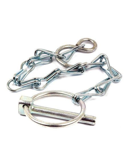 Redondo Conjunto Pasador Pera, Cadena y Gancho, Ø pasador6mm