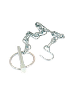 Redondo Conjunto Pasador Pera, Cadena y Gancho, Ø pasador6mm 2