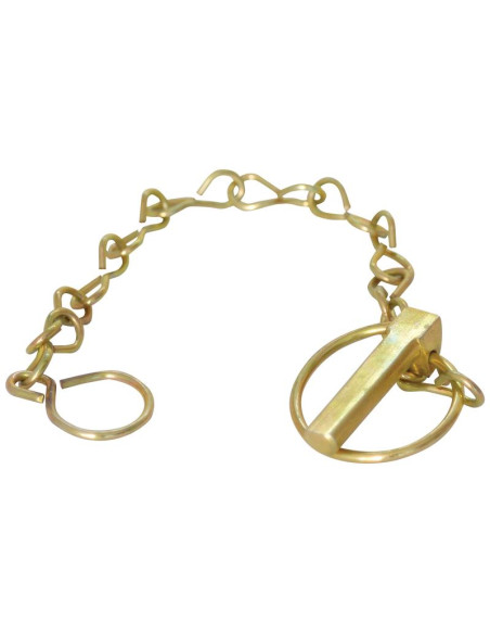 Redondo Conjunto Pasador Pera, Cadena y Soporte, Ø pasador10mm