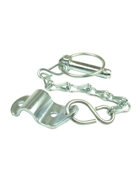 Redondo Conjunto Pasador Pera, Cadena y Soporte, Ø pasador11mm