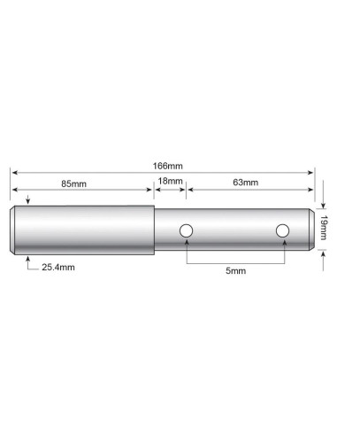 Bulón 19 - 25mm Cat.1/2