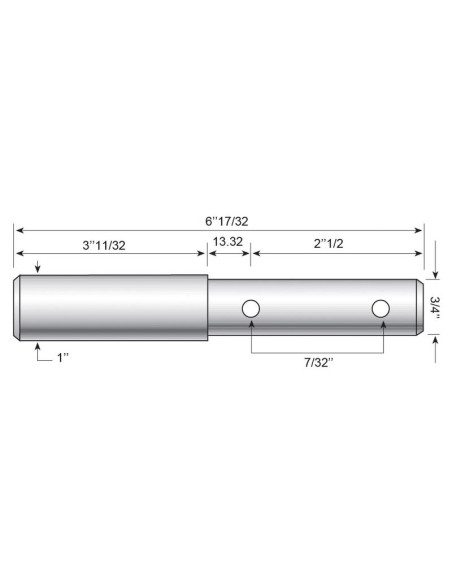 Bulón 19 - 25mm Cat.1/2
