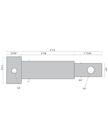 Bulón 19 - 25mm Cat.1/2