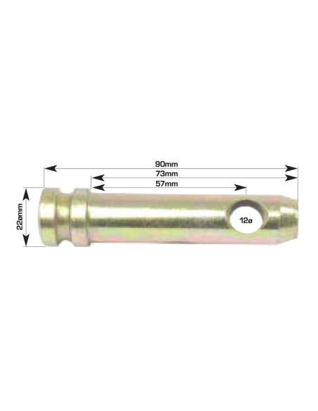 Bulón 19x52mm Cat. 1