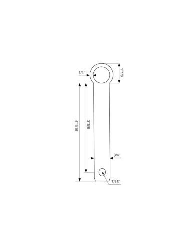 Bulón 19x92mm Cat. 1