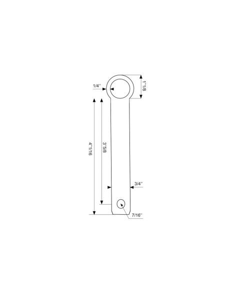 Bulón 19x92mm Cat. 1