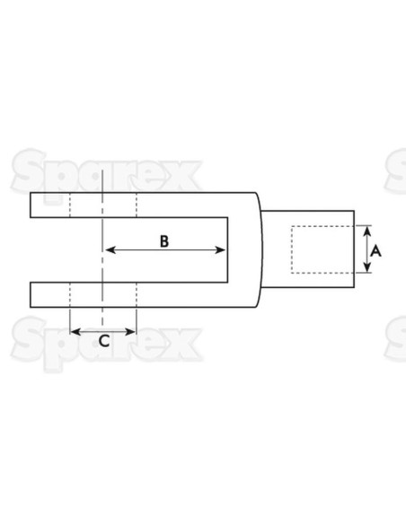 métrica Horquilla M8 (71751)