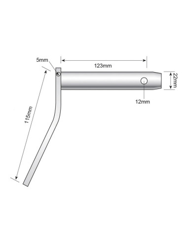 Bulón 22x123mm Cat.1