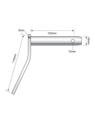 Bulón 25x123mm Cat.2