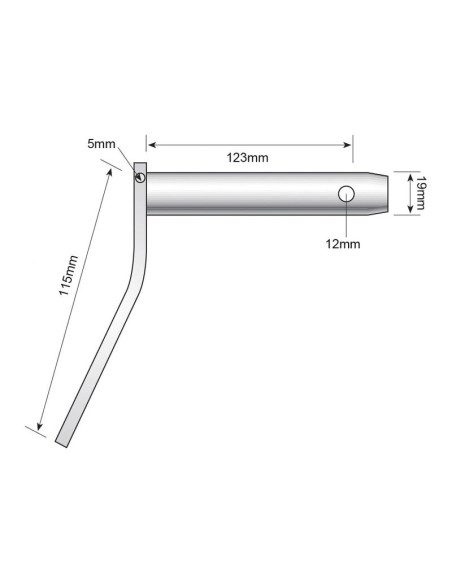 Bulón 25x123mm Cat.2