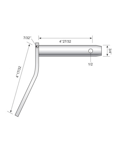 Bulón 25x123mm Cat.2