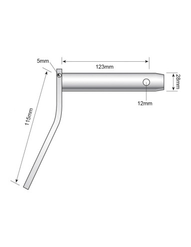Bulón 28x123mm Cat.2