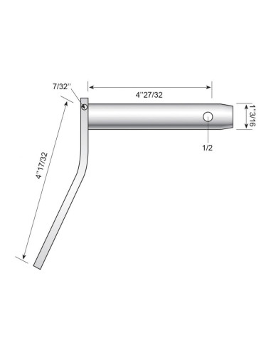 Bulón 30x123mm Cat.30mm