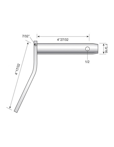 Bulón 30x123mm Cat.30mm