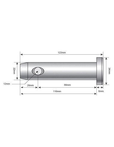 Bulón 30x152mm Cat. 2