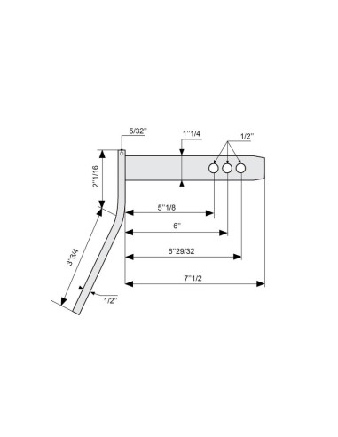 Bulón 32x130-152-175mm Cat.3