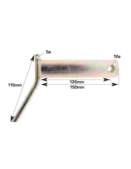 Bulón 36x135mm Cat.3