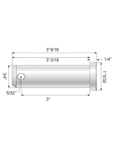 Bulón Cargador 19x76mm Cat.1