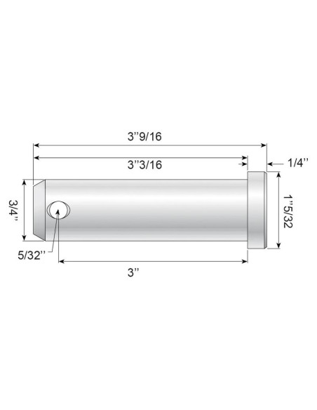Bulón Cargador 19x76mm Cat.1