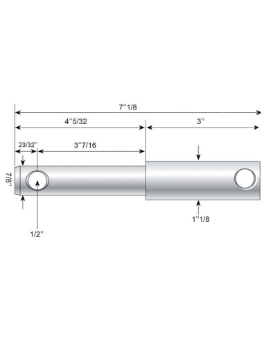 Bulón Para Soldar Brazo Inferior 22 - 28x181mm...
