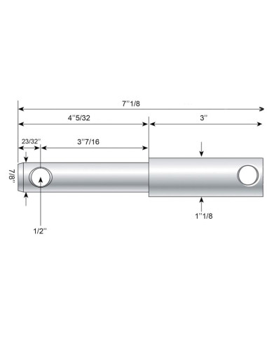 Bulón Para Soldar Brazo Inferior 22 - 28x181mm...