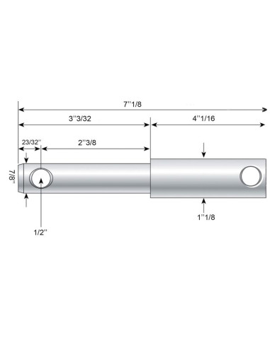 Bulón Para Soldar Brazo Inferior 22 - 28x181mm...