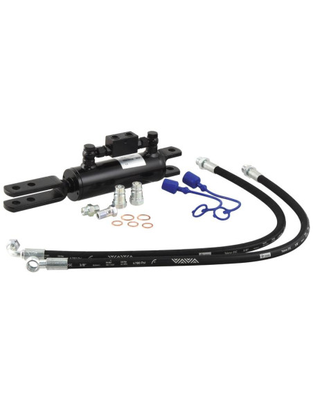 Caja Niveladora Hidráulica (Se suministra con: latiguillos), Mín. Longitud: 390mm, Orificio del cilindro: 63mm.