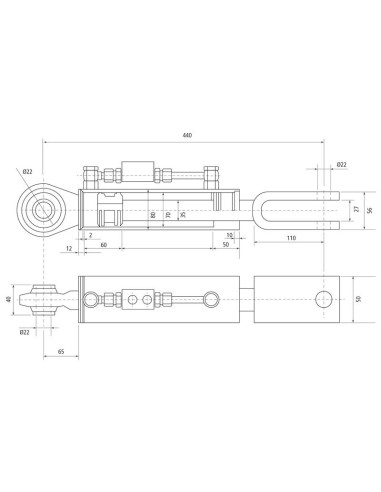 Caja Niveladora Hidráulica (Se suministra con:...