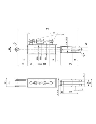 Caja Niveladora Hidráulica (Se suministra con:...