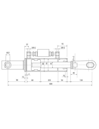 Caja Niveladora Hidráulica (Se suministra con:...