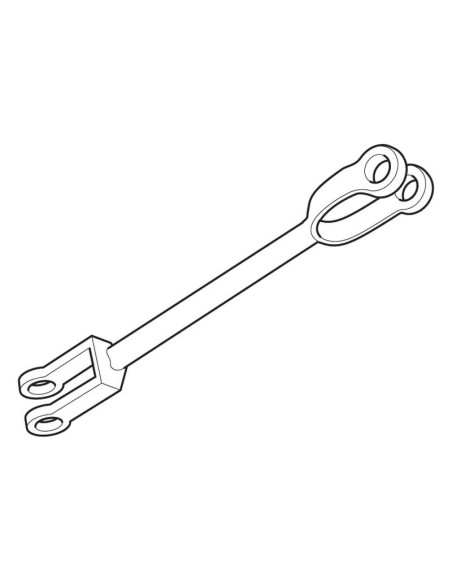 Conjunto Caja Niveladora - Horquilla Agujero Ø 16mm- Horquilla Agujero Ø 16mm - Mín. Longitud:515mm -