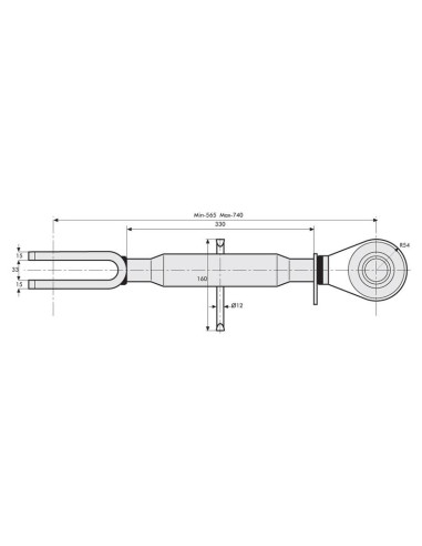 Conjunto Caja Niveladora - Rótula Ø 40mm-...