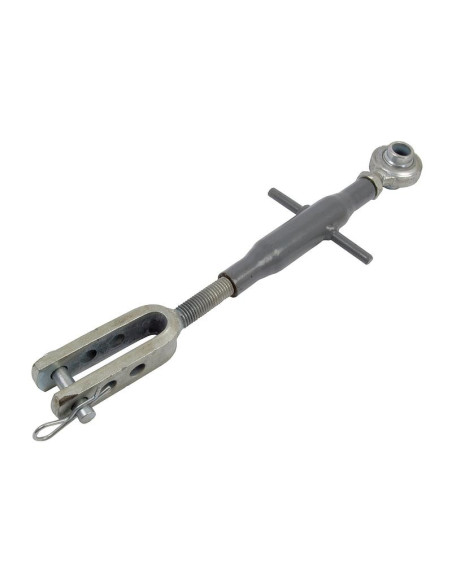 Conjunto Caja Niveladora - Rótula Ø19mm- Horquilla Agujero Ø 14mm - Mín. Longitud:337mm - M18x2.5 métrica