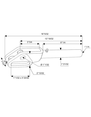 Horquilla Caja Niveladora - M27x3 métrica