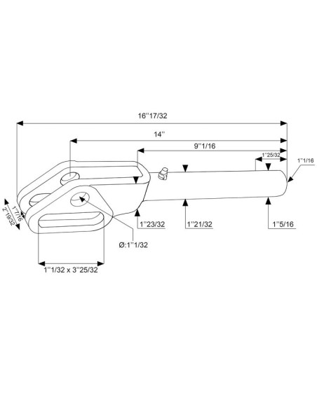 Horquilla Caja Niveladora - M27x3 métrica