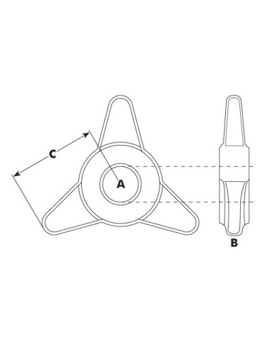 Collarín De Bloqueo Tercer Punto UNC 1 1/4''