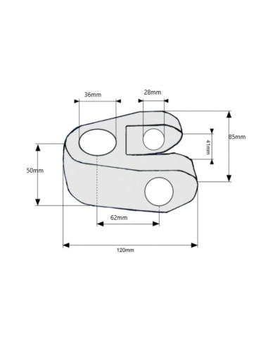Nudo Tercer Punto - Cat. 36mm