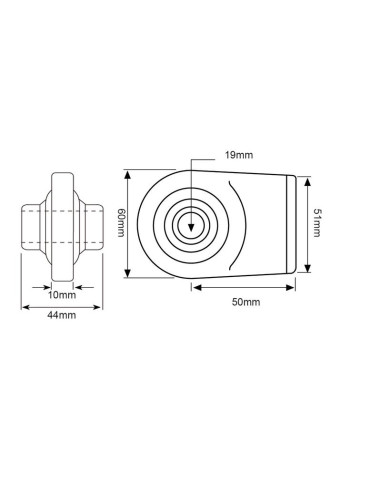 Rótula Para Soldar Tercer Punto (Cat. 1)