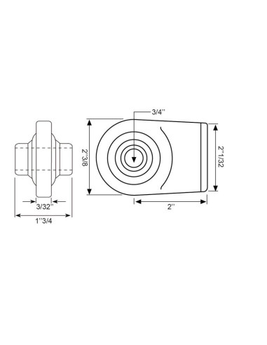 Rótula Para Soldar Tercer Punto (Cat. 1)