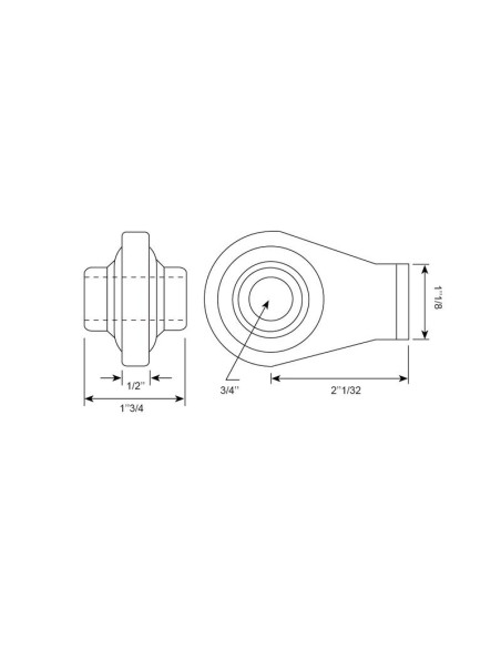 Rótula Para Soldar Tercer Punto (Cat. 1)