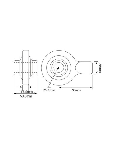 Rótula Para Soldar Tercer Punto (Cat. 2)
