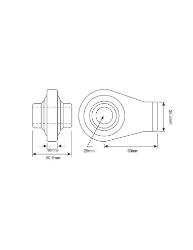 Rótula Para Soldar Tercer Punto (Cat. 2)