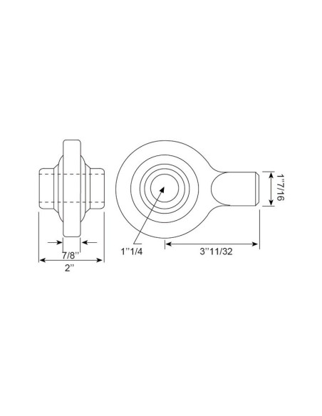 Rótula Para Soldar Tercer Punto (Cat. 3)