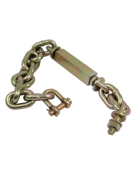 Conjunto Cadena de Seguridad - Grillete Ø11.5mm - Rosca Ø14mm - Mín. Longitud:615mm - M14x2 métrica