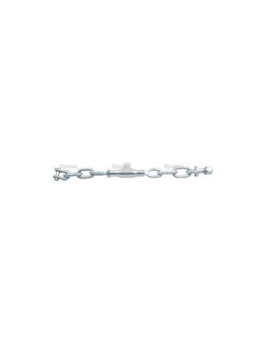 Conjunto Cadena de Seguridad - Grillete Ø14mm - Rosca Ø20mm - Mín. Longitud:620mm - M20x2.5 métrica